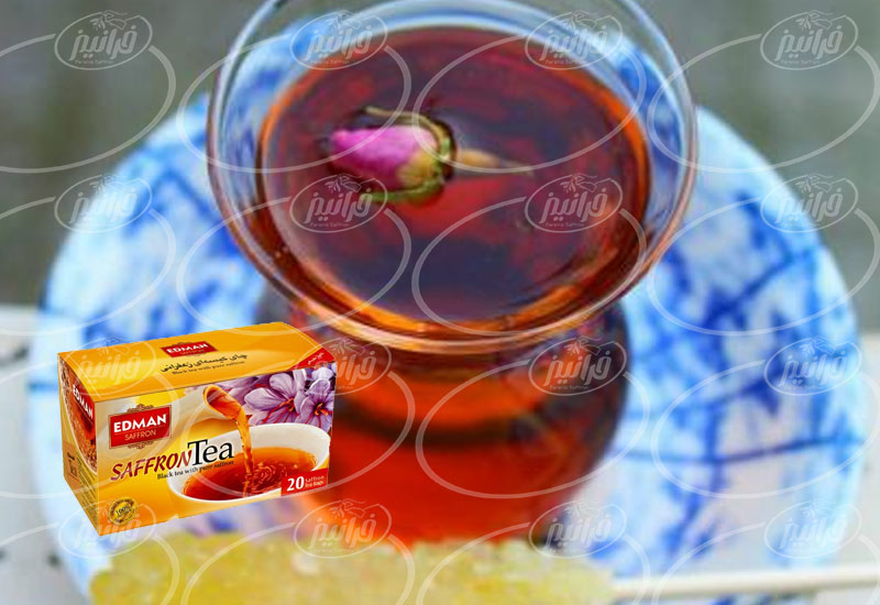 فروش بالای چای زعفران ادمان ۲۰ عددی