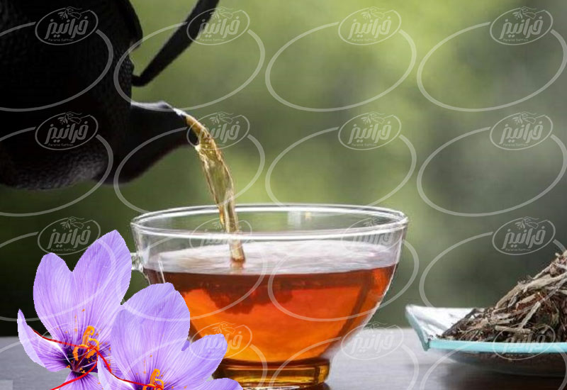 قیمت ارزان چای زعفران قاشقی در کشور 