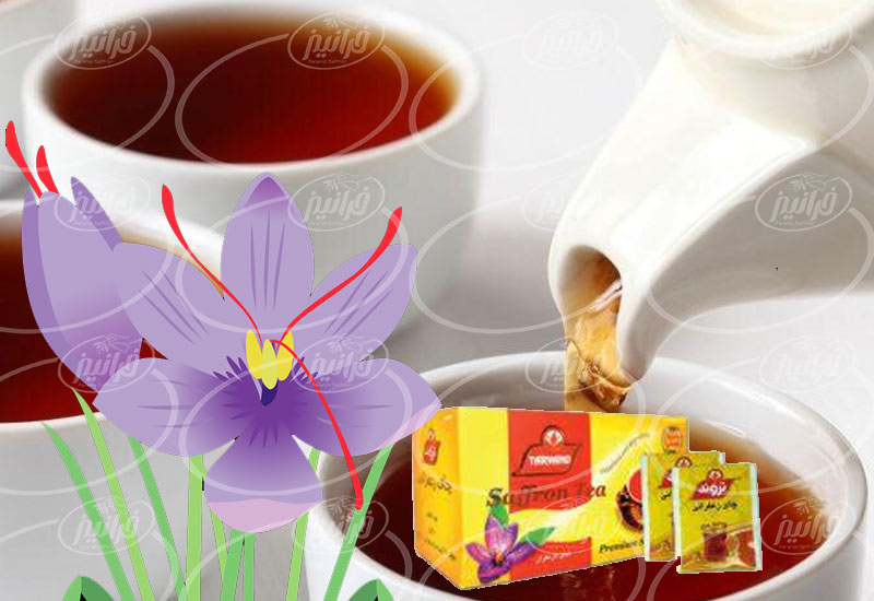 عرضه چای زعفرانی تروند قائنات با بهترین کیفیت